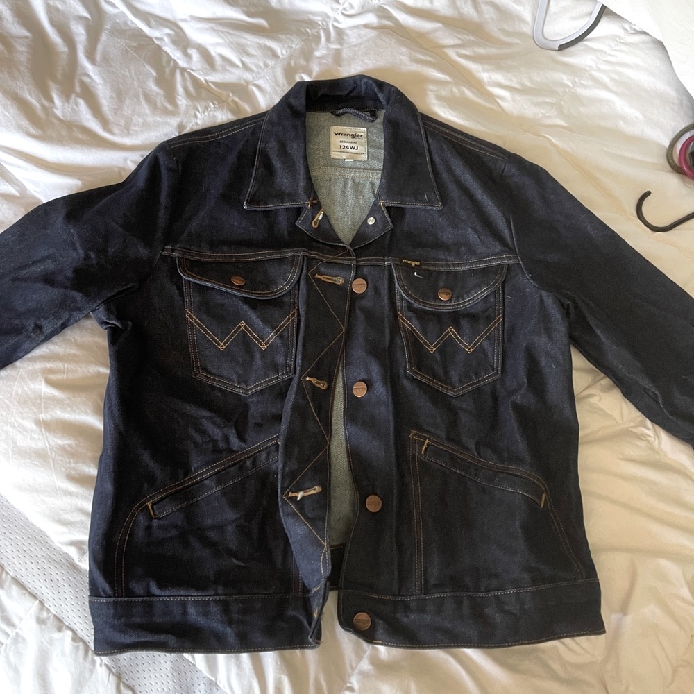 Wrangler denim jacket, worn once size large